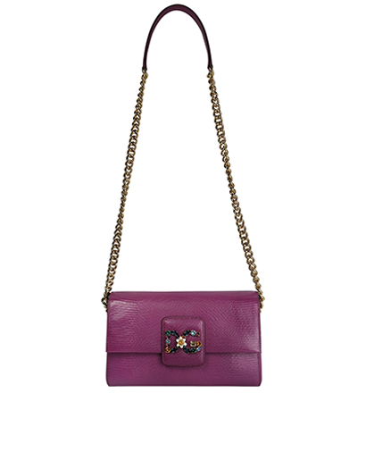 Millennials Logo Crystal Bag, front view